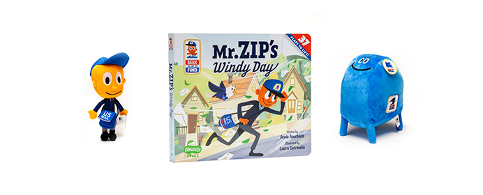 Mr. ZIP gifts available in The Postal Store.